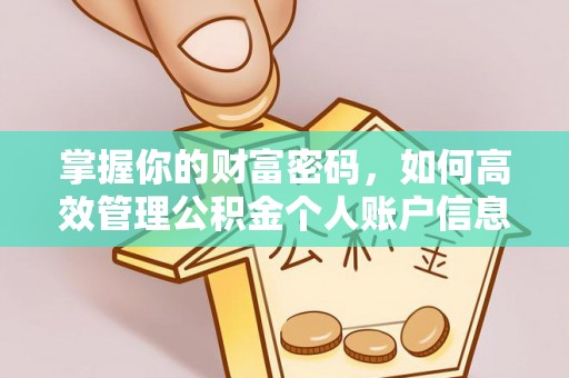 虎门掌握你的财富密码，如何高效管理公积金个人账户信息