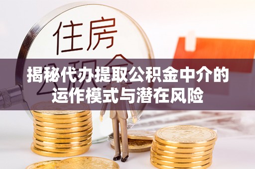 虎门揭秘代办提取公积金中介的运作模式与潜在风险