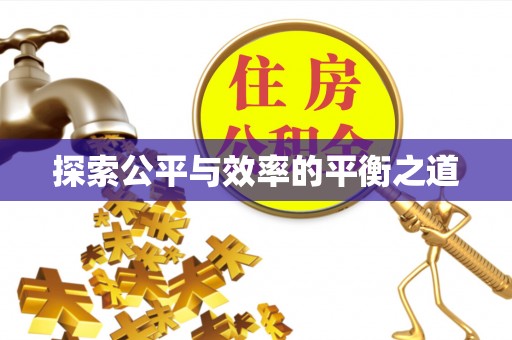 虎门探索公平与效率的平衡之道
