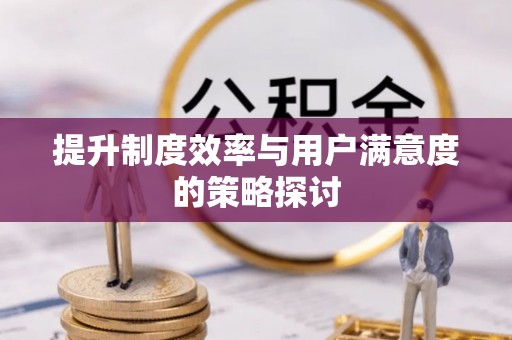 虎门提升制度效率与用户满意度的策略探讨